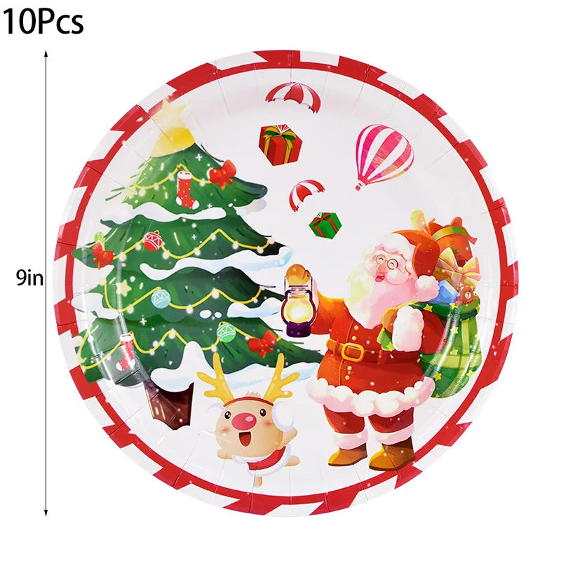 Christmas Paper Plates