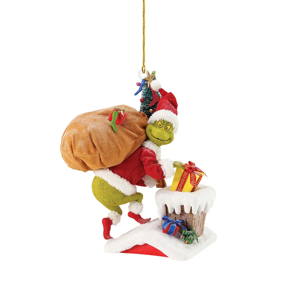 7 piece Christmas Tree Grinch Ornaments set