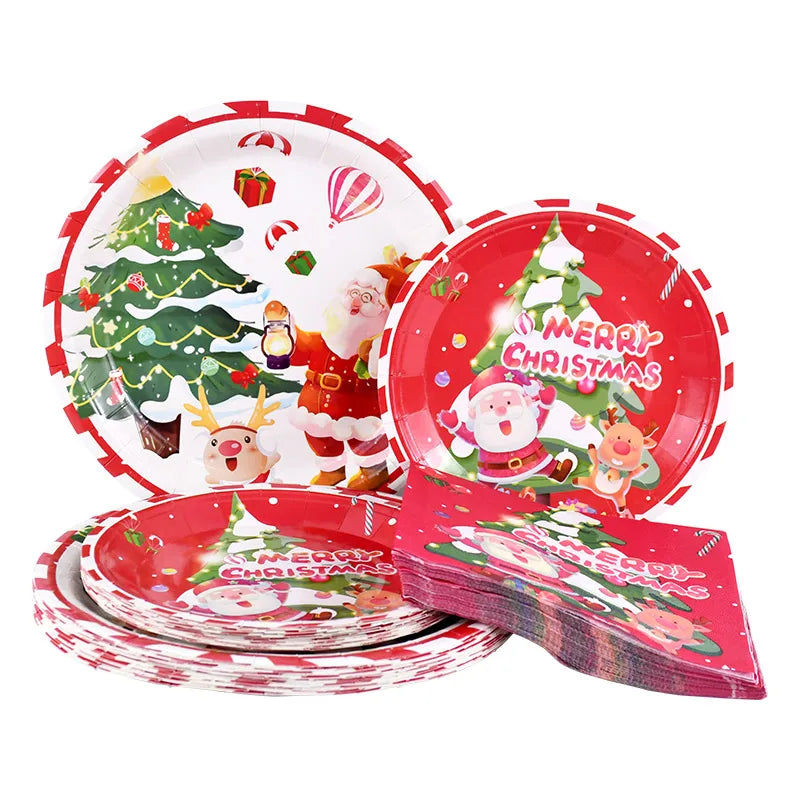 Christmas Paper Plates