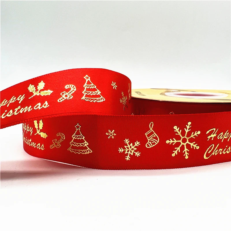 Christmas Ribbon 1inch x 25mm