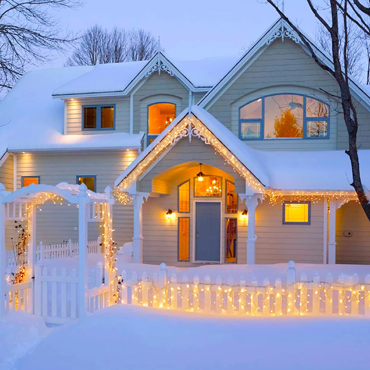 Icicle String Christmas lights