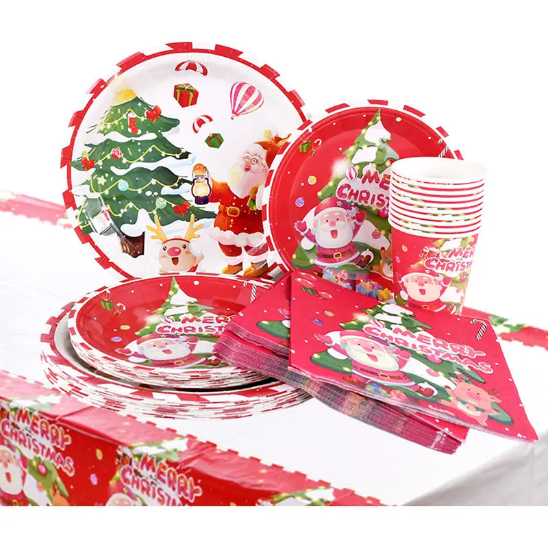 Christmas Disposable Paper Plates