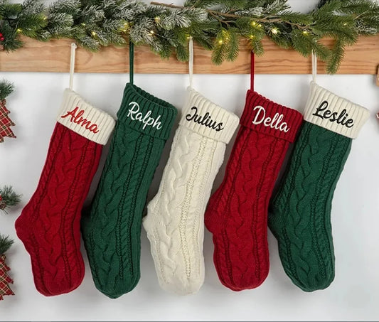 Personalized Embroidered Christmas Stocking