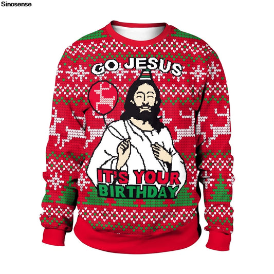 Go Jesus It's Your Birthday Christmas Sweater